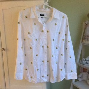 A Talbots lemon blouse